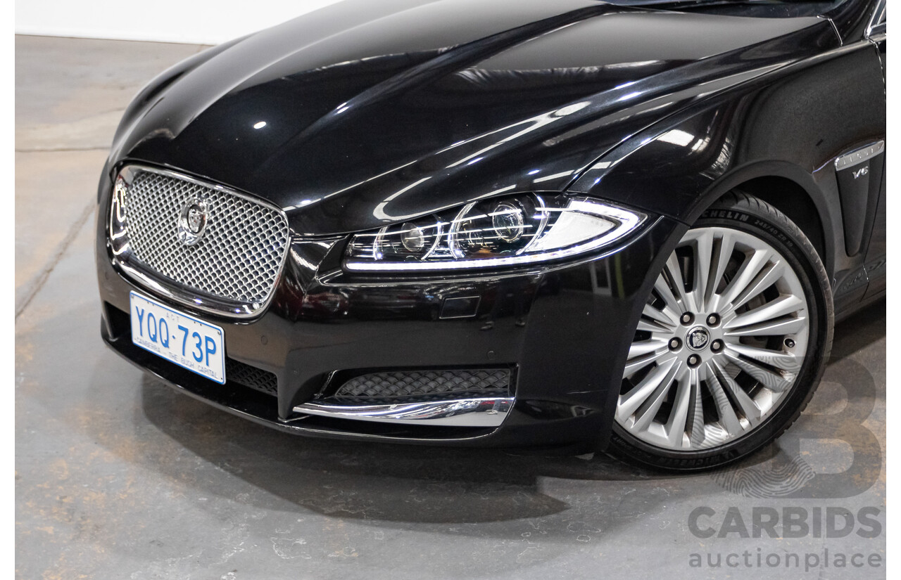 1/2013 Jaguar XF 3.0 SV6 Luxury MY13 4d Sedan Ultimate Black Metallic Supercharged V6 3.0L