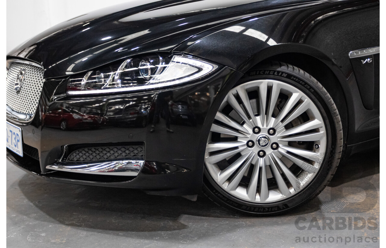 1/2013 Jaguar XF 3.0 SV6 Luxury MY13 4d Sedan Ultimate Black Metallic Supercharged V6 3.0L