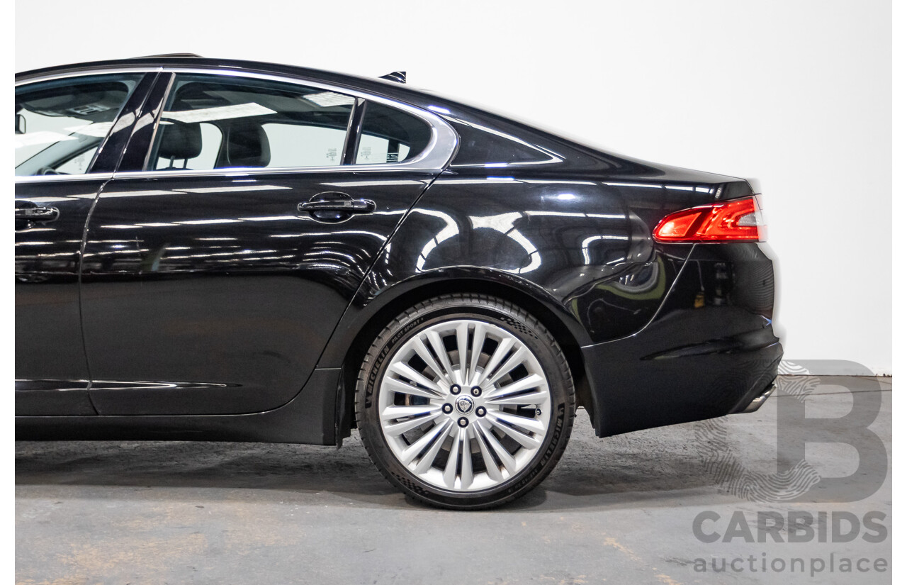 1/2013 Jaguar XF 3.0 SV6 Luxury MY13 4d Sedan Ultimate Black Metallic Supercharged V6 3.0L