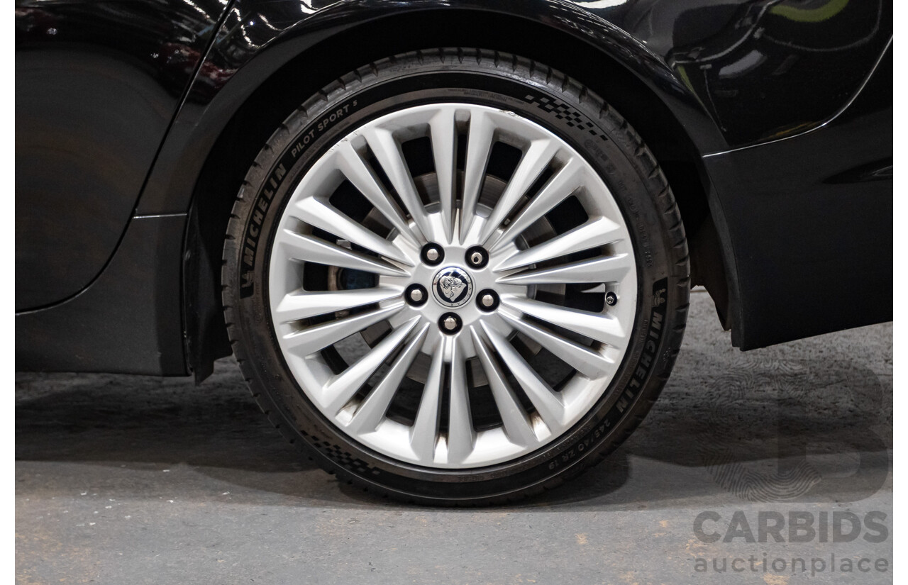 1/2013 Jaguar XF 3.0 SV6 Luxury MY13 4d Sedan Ultimate Black Metallic Supercharged V6 3.0L