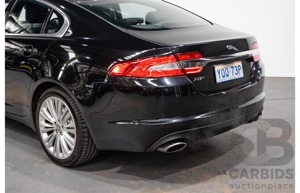 1/2013 Jaguar XF 3.0 SV6 Luxury MY13 4d Sedan Ultimate Black Metallic Supercharged V6 3.0L
