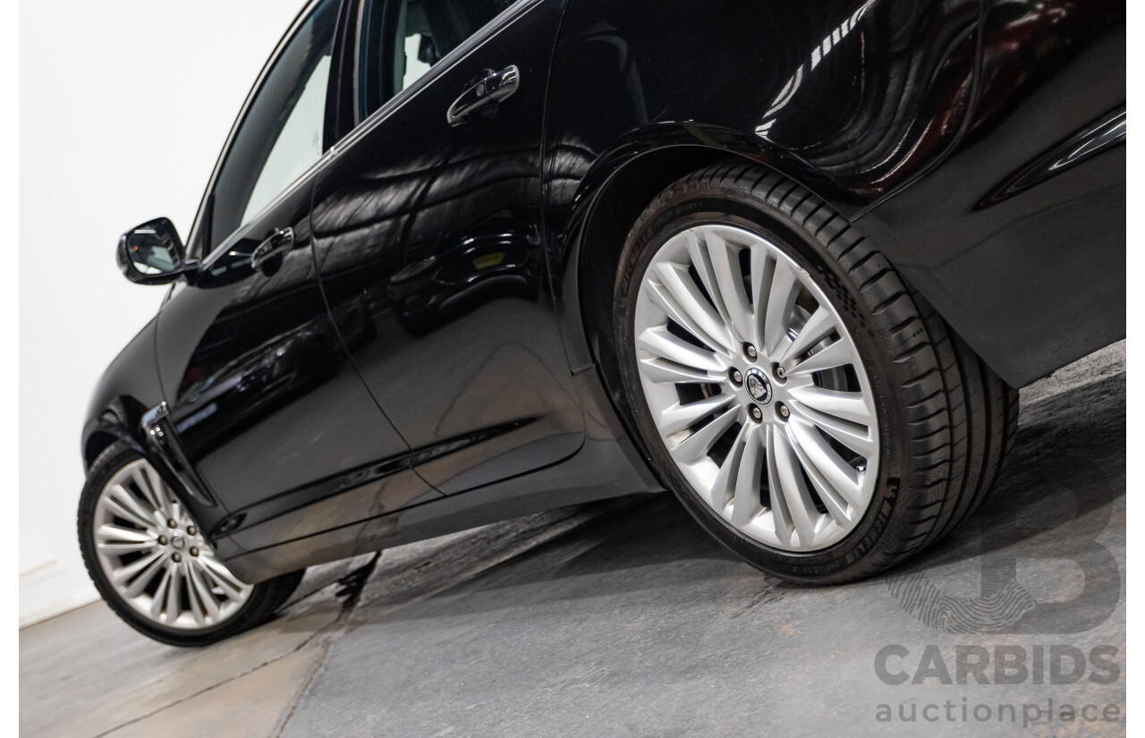 1/2013 Jaguar XF 3.0 SV6 Luxury MY13 4d Sedan Ultimate Black Metallic Supercharged V6 3.0L