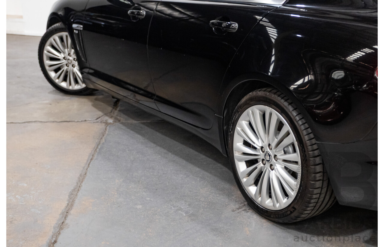 1/2013 Jaguar XF 3.0 SV6 Luxury MY13 4d Sedan Ultimate Black Metallic Supercharged V6 3.0L