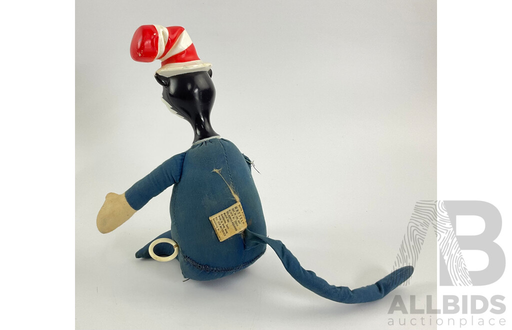 Mattel 1970's  Dr Seuss Cat in the Hat Talking Pull String Doll