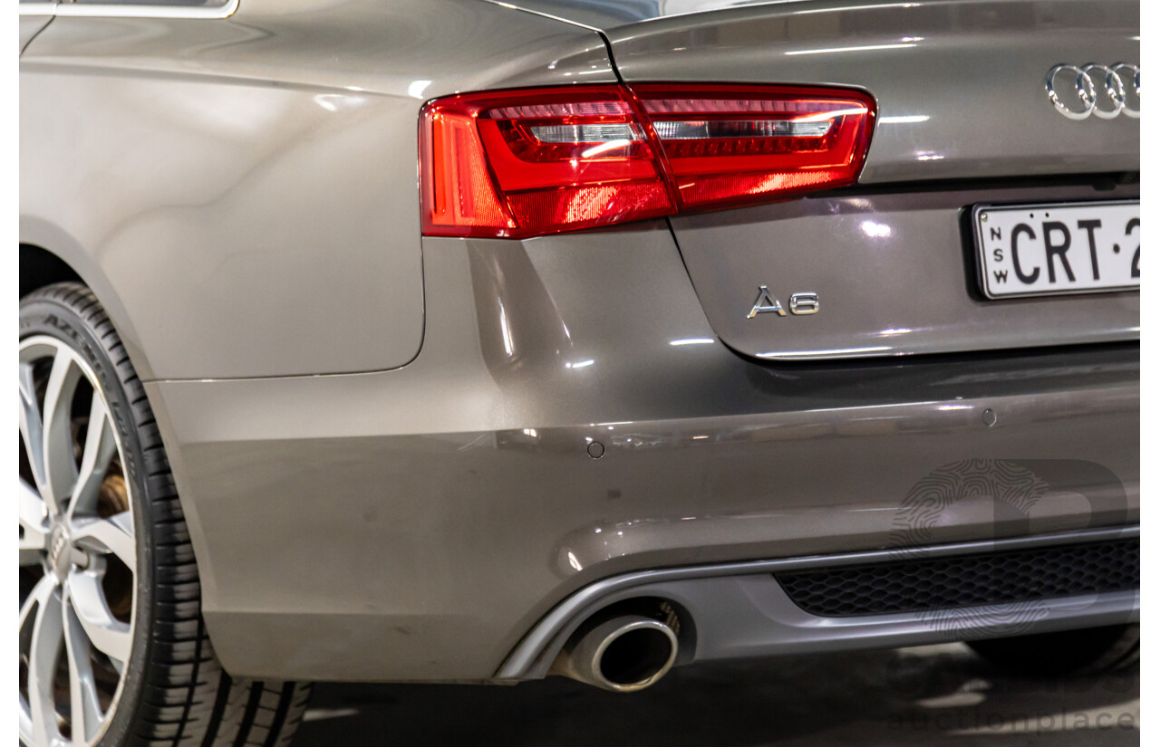 3/2012 Audi A6 3.0 TDi S-Line Quattro 4GL 4d Sedan Dakota Grey Metallic Turbo Diesel V6 3.0L