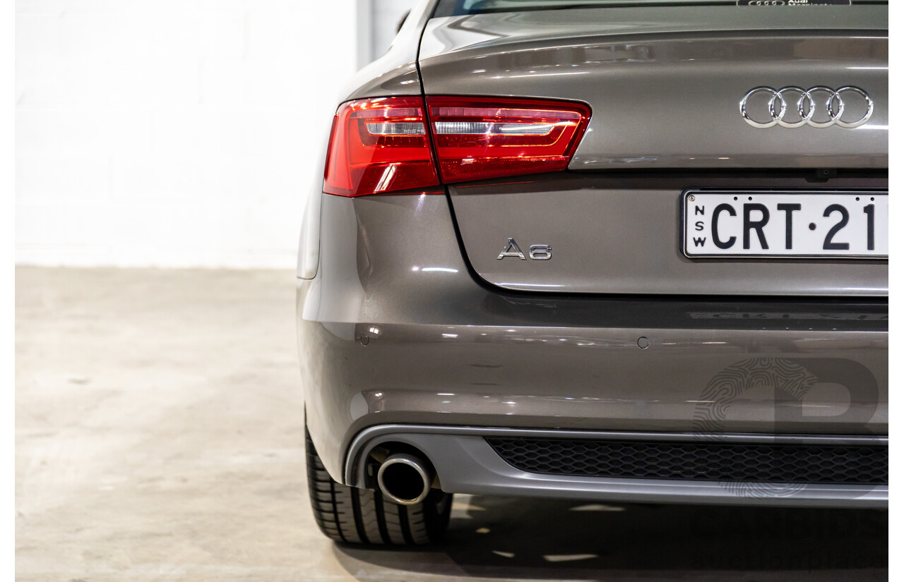 3/2012 Audi A6 3.0 TDi S-Line Quattro 4GL 4d Sedan Dakota Grey Metallic Turbo Diesel V6 3.0L