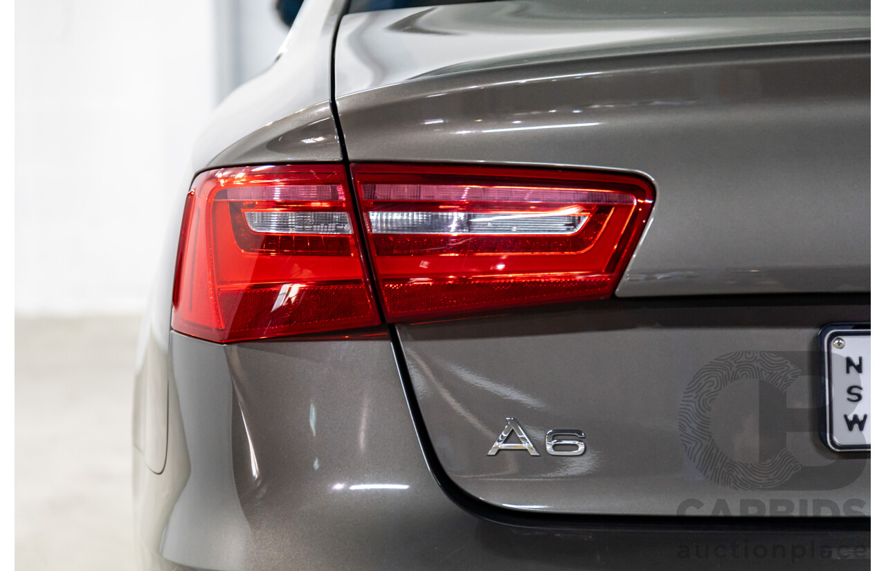 3/2012 Audi A6 3.0 TDi S-Line Quattro 4GL 4d Sedan Dakota Grey Metallic Turbo Diesel V6 3.0L