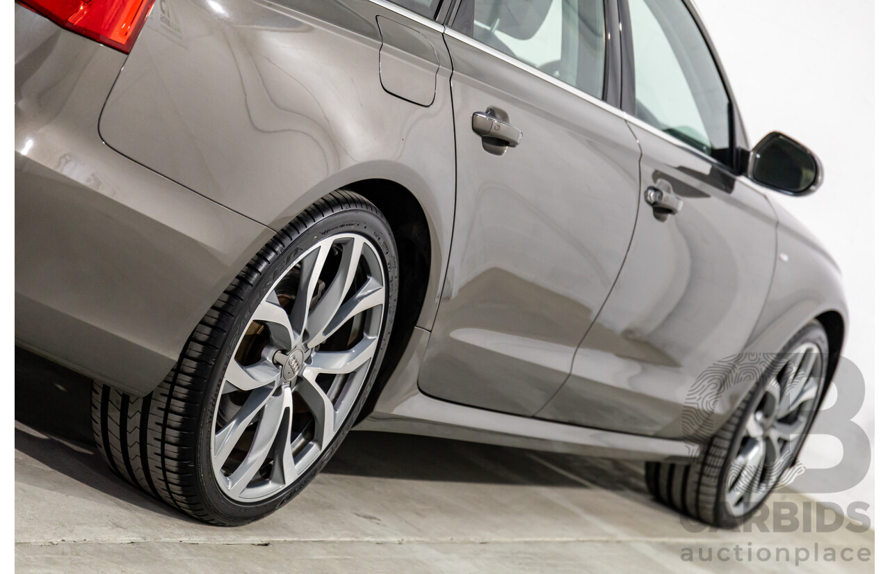 3/2012 Audi A6 3.0 TDi S-Line Quattro 4GL 4d Sedan Dakota Grey Metallic Turbo Diesel V6 3.0L