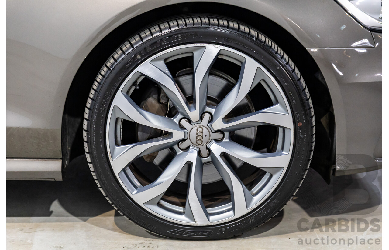 3/2012 Audi A6 3.0 TDi S-Line Quattro 4GL 4d Sedan Dakota Grey Metallic Turbo Diesel V6 3.0L