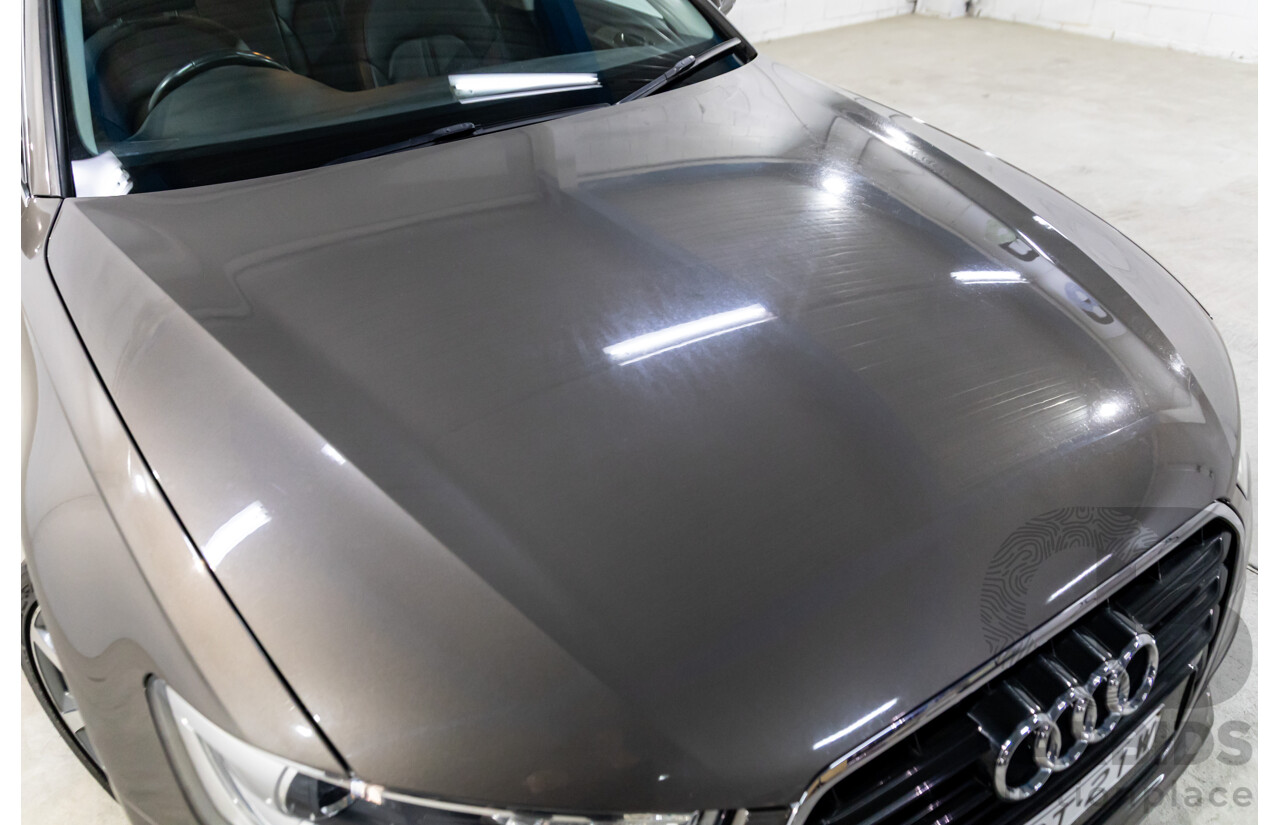 3/2012 Audi A6 3.0 TDi S-Line Quattro 4GL 4d Sedan Dakota Grey Metallic Turbo Diesel V6 3.0L
