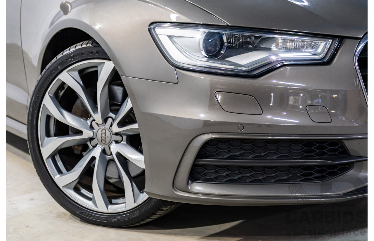 3/2012 Audi A6 3.0 TDi S-Line Quattro 4GL 4d Sedan Dakota Grey Metallic Turbo Diesel V6 3.0L