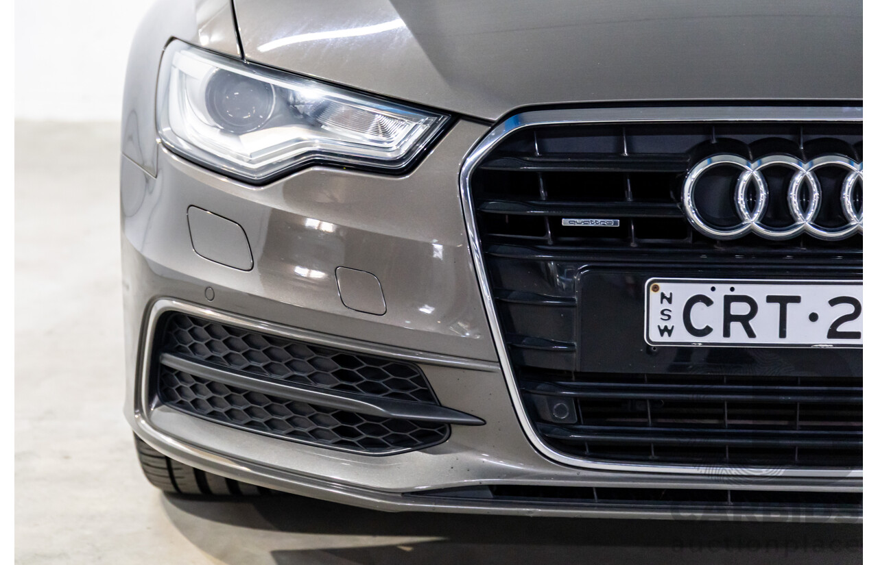 3/2012 Audi A6 3.0 TDi S-Line Quattro 4GL 4d Sedan Dakota Grey Metallic Turbo Diesel V6 3.0L
