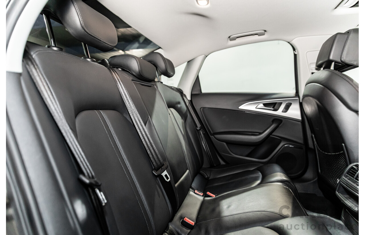 3/2012 Audi A6 3.0 TDi S-Line Quattro 4GL 4d Sedan Dakota Grey Metallic Turbo Diesel V6 3.0L