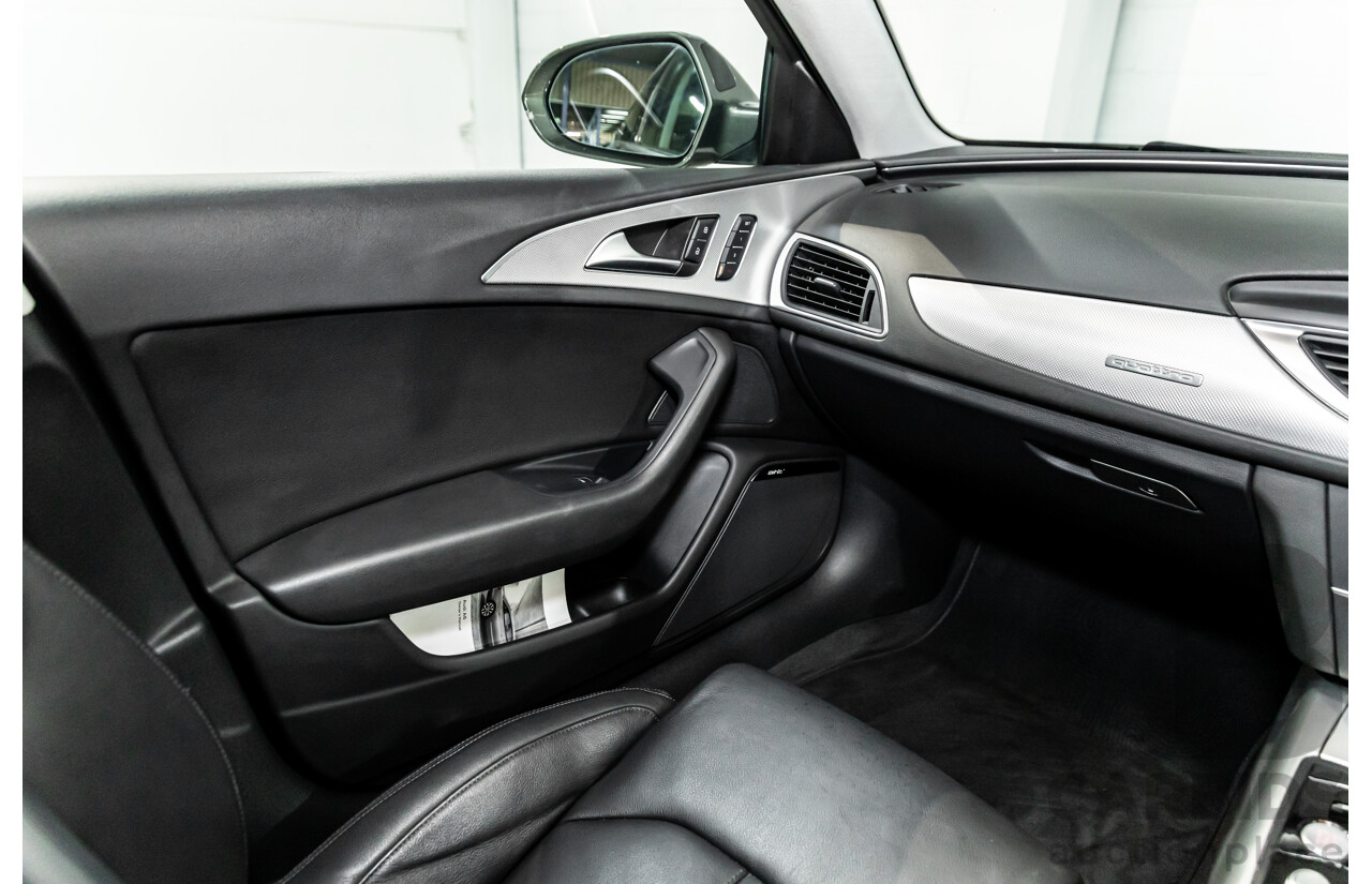 3/2012 Audi A6 3.0 TDi S-Line Quattro 4GL 4d Sedan Dakota Grey Metallic Turbo Diesel V6 3.0L