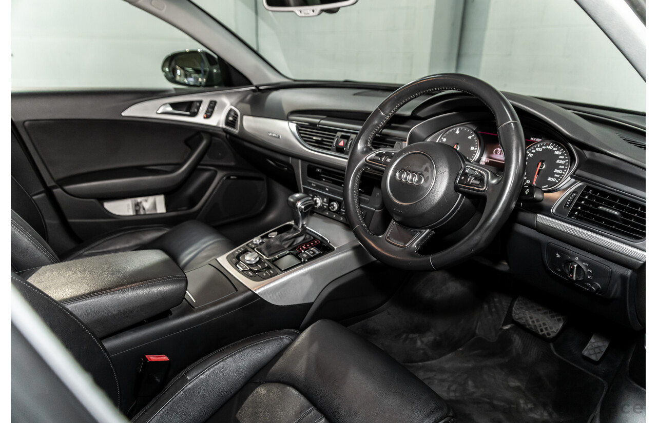 3/2012 Audi A6 3.0 TDi S-Line Quattro 4GL 4d Sedan Dakota Grey Metallic Turbo Diesel V6 3.0L