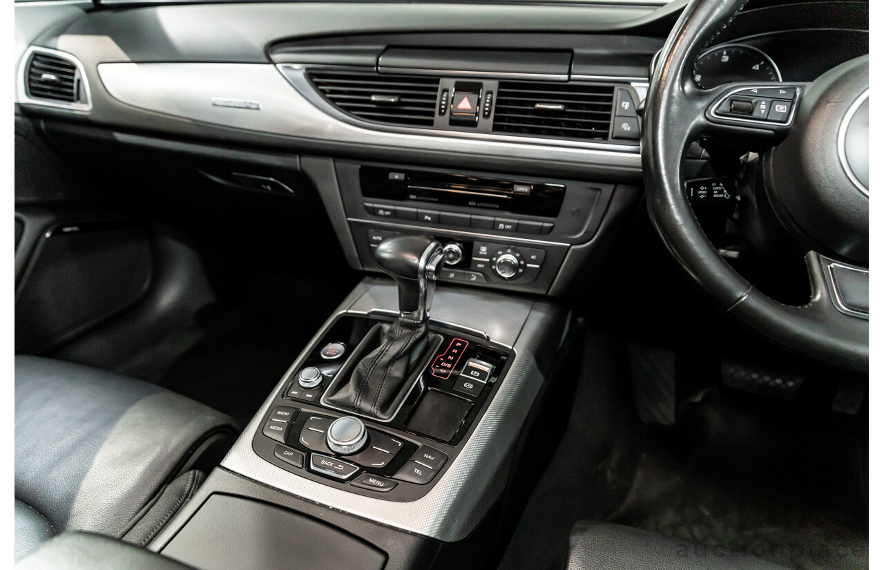 3/2012 Audi A6 3.0 TDi S-Line Quattro 4GL 4d Sedan Dakota Grey Metallic Turbo Diesel V6 3.0L