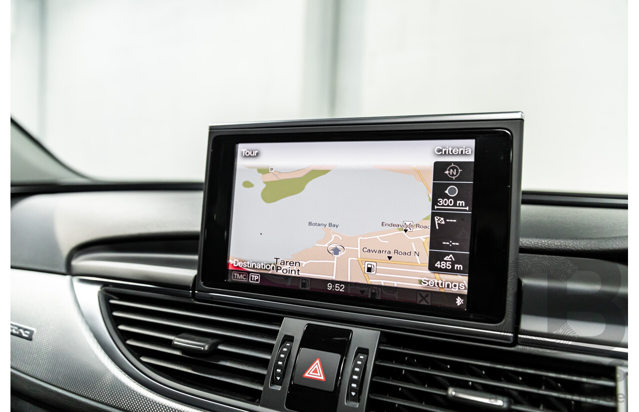 3/2012 Audi A6 3.0 TDi S-Line Quattro 4GL 4d Sedan Dakota Grey Metallic Turbo Diesel V6 3.0L