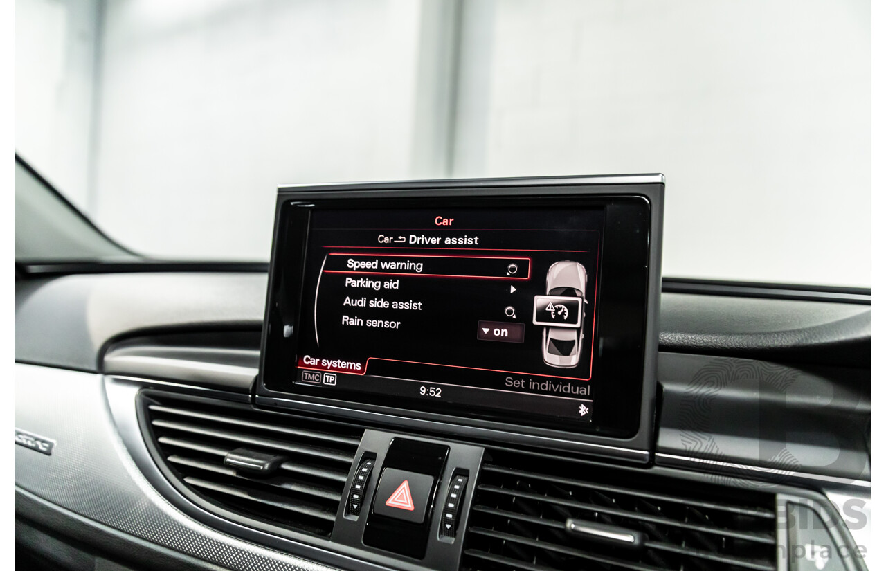 3/2012 Audi A6 3.0 TDi S-Line Quattro 4GL 4d Sedan Dakota Grey Metallic Turbo Diesel V6 3.0L