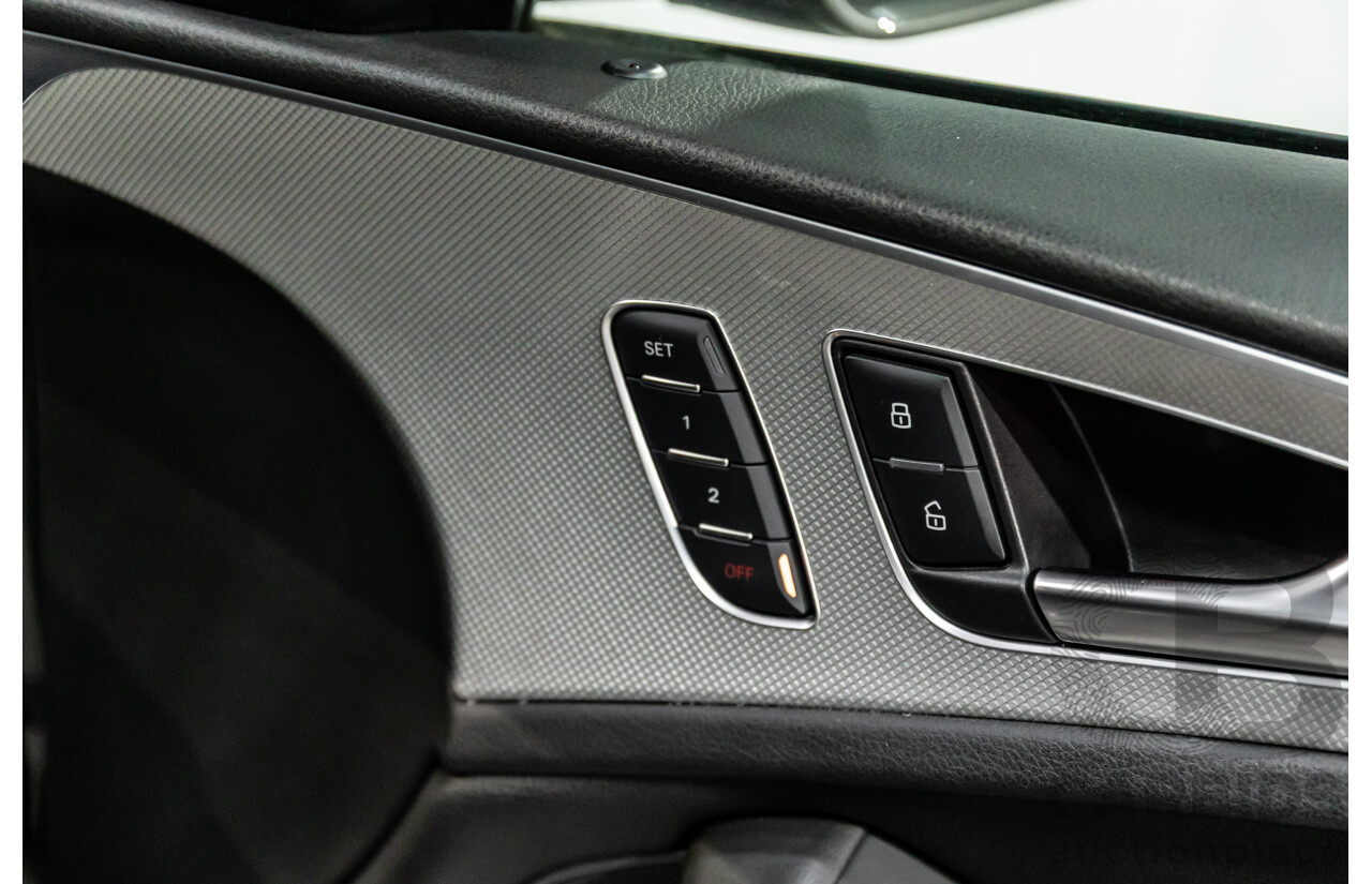 3/2012 Audi A6 3.0 TDi S-Line Quattro 4GL 4d Sedan Dakota Grey Metallic Turbo Diesel V6 3.0L