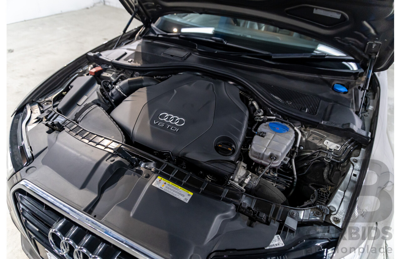 3/2012 Audi A6 3.0 TDi S-Line Quattro 4GL 4d Sedan Dakota Grey Metallic Turbo Diesel V6 3.0L