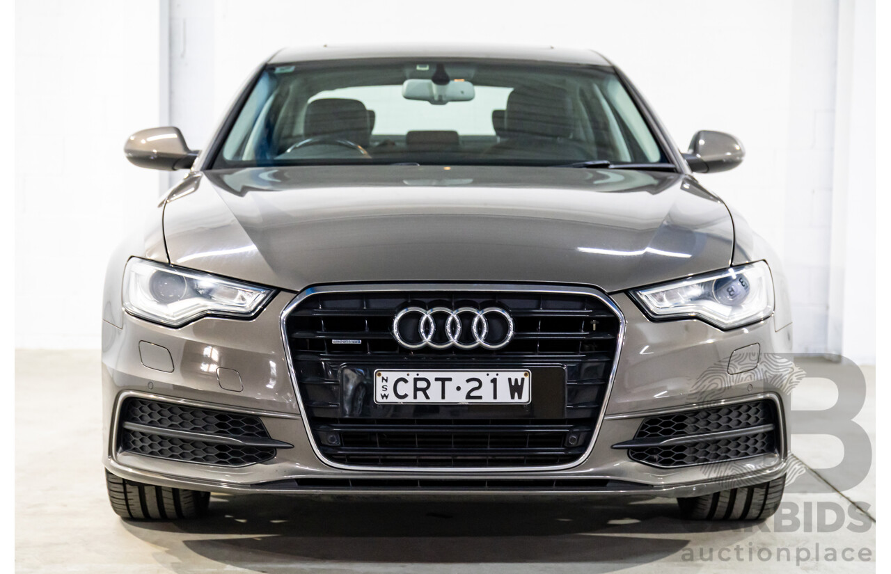 3/2012 Audi A6 3.0 TDi S-Line Quattro 4GL 4d Sedan Dakota Grey Metallic Turbo Diesel V6 3.0L