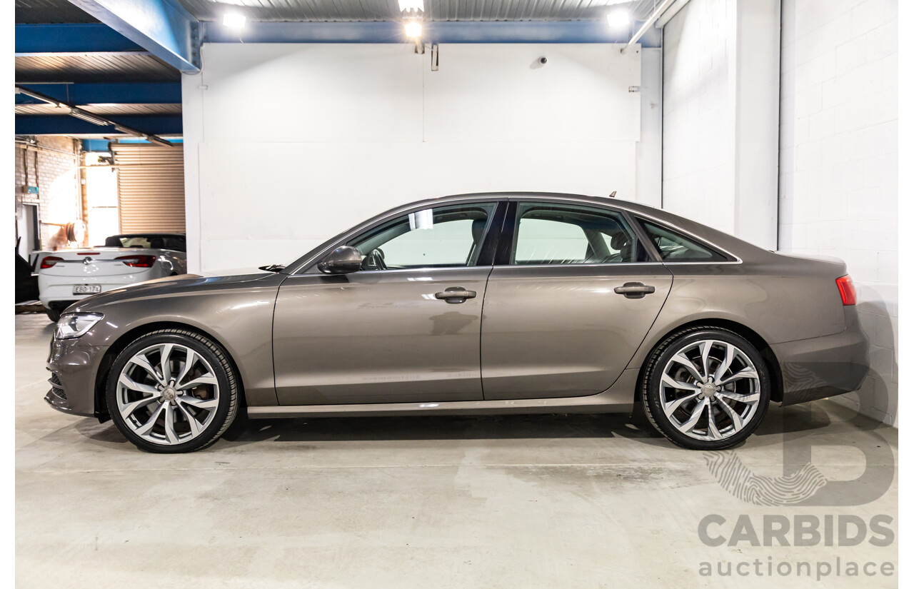 3/2012 Audi A6 3.0 TDi S-Line Quattro 4GL 4d Sedan Dakota Grey Metallic Turbo Diesel V6 3.0L