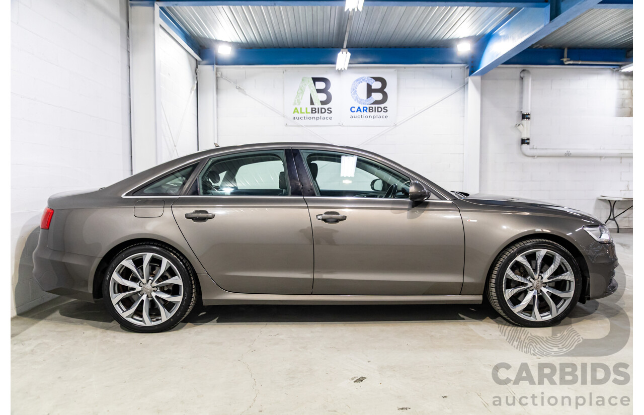 3/2012 Audi A6 3.0 TDi S-Line Quattro 4GL 4d Sedan Dakota Grey Metallic Turbo Diesel V6 3.0L