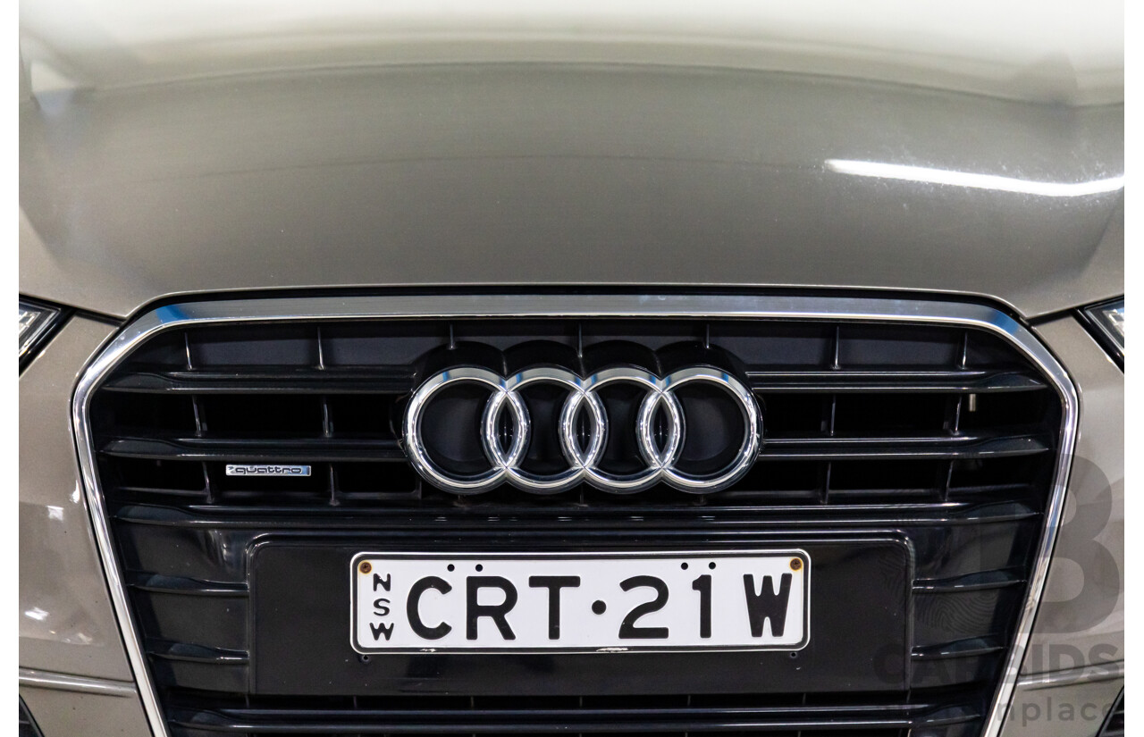 3/2012 Audi A6 3.0 TDi S-Line Quattro 4GL 4d Sedan Dakota Grey Metallic Turbo Diesel V6 3.0L