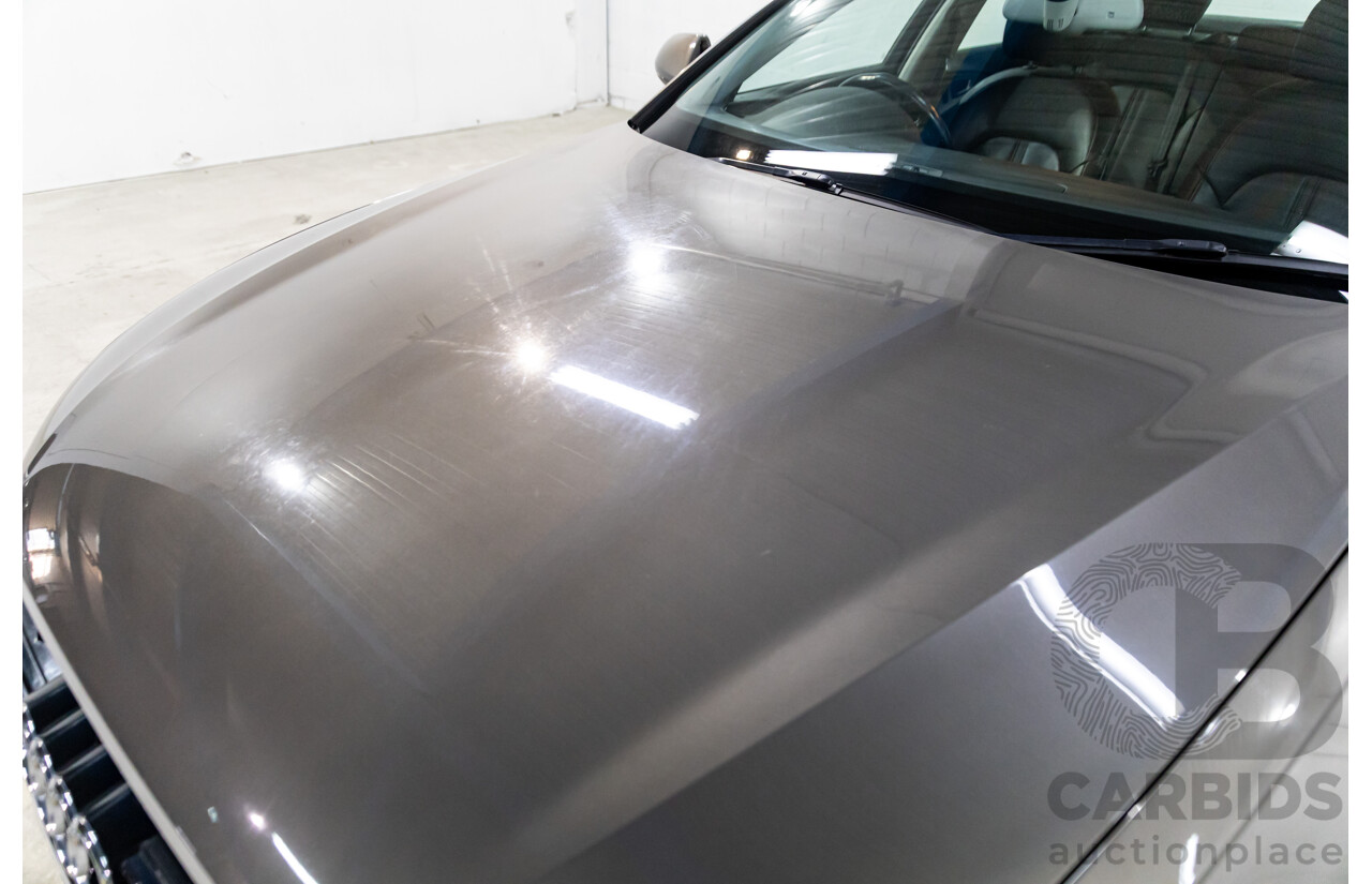 3/2012 Audi A6 3.0 TDi S-Line Quattro 4GL 4d Sedan Dakota Grey Metallic Turbo Diesel V6 3.0L