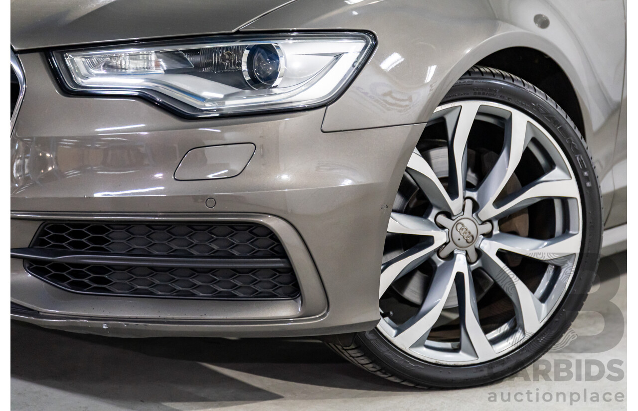 3/2012 Audi A6 3.0 TDi S-Line Quattro 4GL 4d Sedan Dakota Grey Metallic Turbo Diesel V6 3.0L