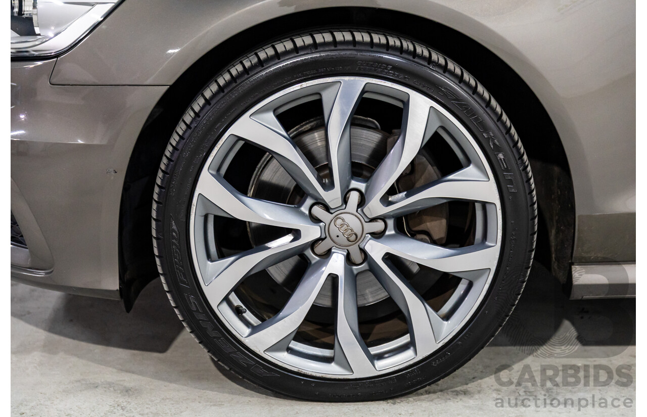 3/2012 Audi A6 3.0 TDi S-Line Quattro 4GL 4d Sedan Dakota Grey Metallic Turbo Diesel V6 3.0L