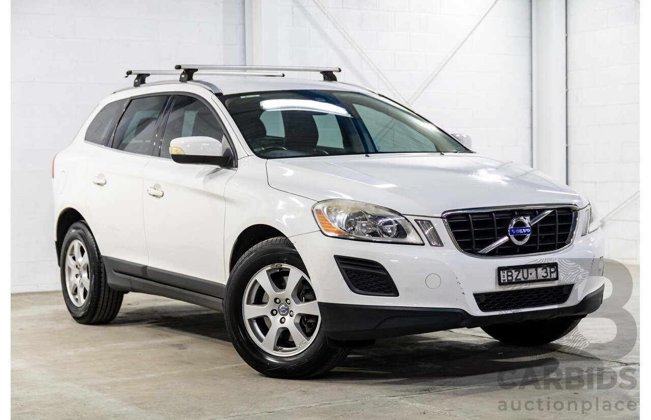 8/2011 Volvo XC60 T5 (FWD) DZ MY12 4d Wagon Ice White Turbo 2.0L