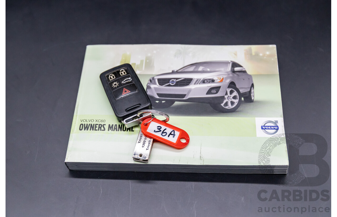 8/2011 Volvo XC60 T5 (FWD) DZ MY12 4d Wagon Ice White Turbo 2.0L