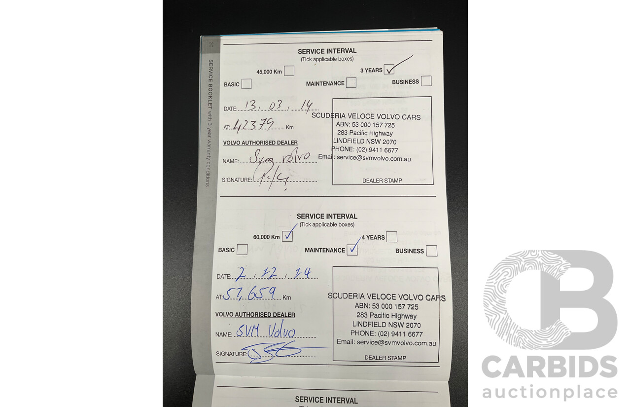 8/2011 Volvo XC60 T5 (FWD) DZ MY12 4d Wagon Ice White Turbo 2.0L