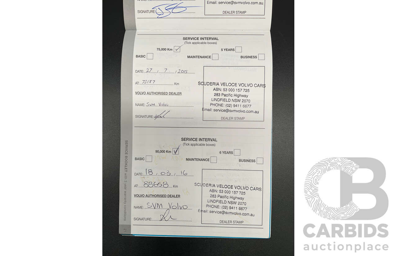 8/2011 Volvo XC60 T5 (FWD) DZ MY12 4d Wagon Ice White Turbo 2.0L