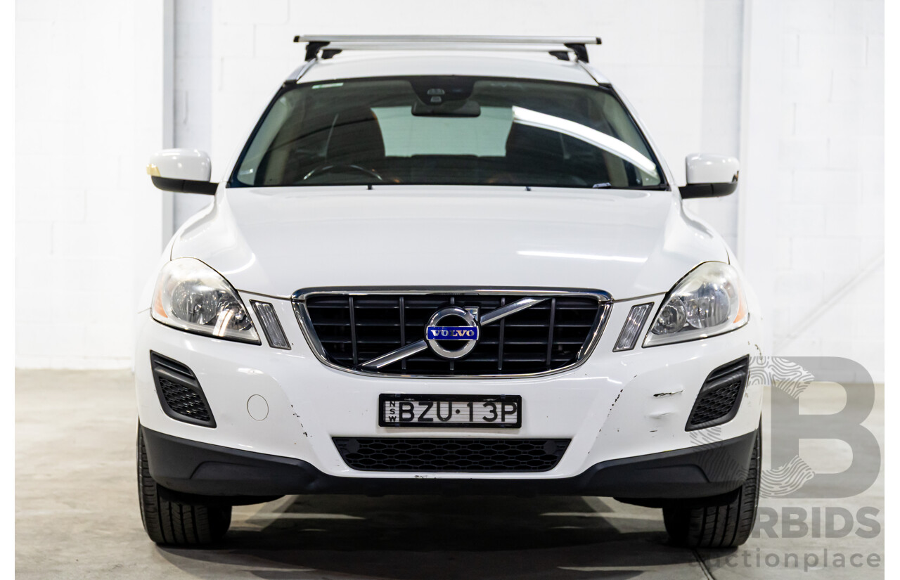 8/2011 Volvo XC60 T5 (FWD) DZ MY12 4d Wagon Ice White Turbo 2.0L