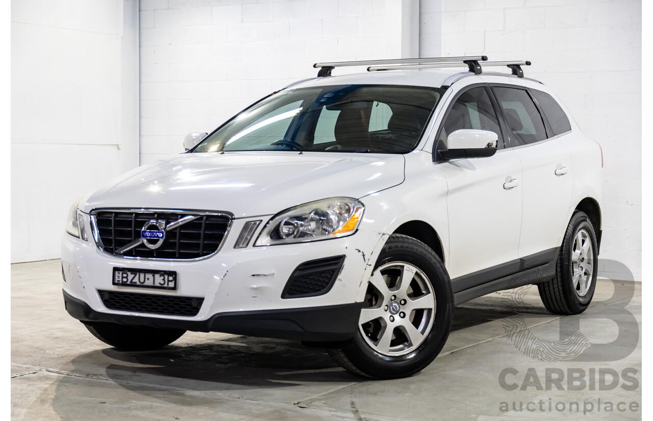 8/2011 Volvo XC60 T5 (FWD) DZ MY12 4d Wagon Ice White Turbo 2.0L