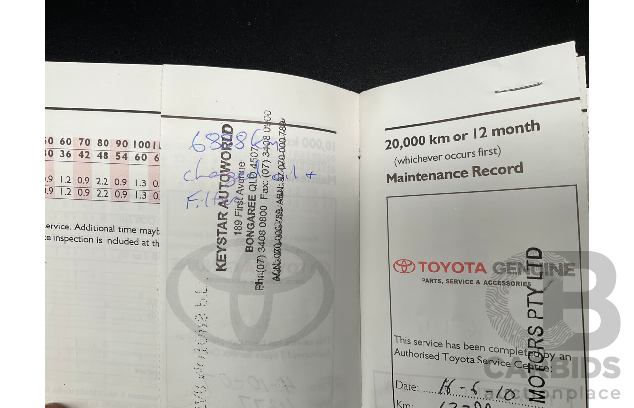 4/2006 Toyota Corolla Conquest Seca ZZE122R MY06 5d Hatchback Noosa Blue Metallic 1.8L