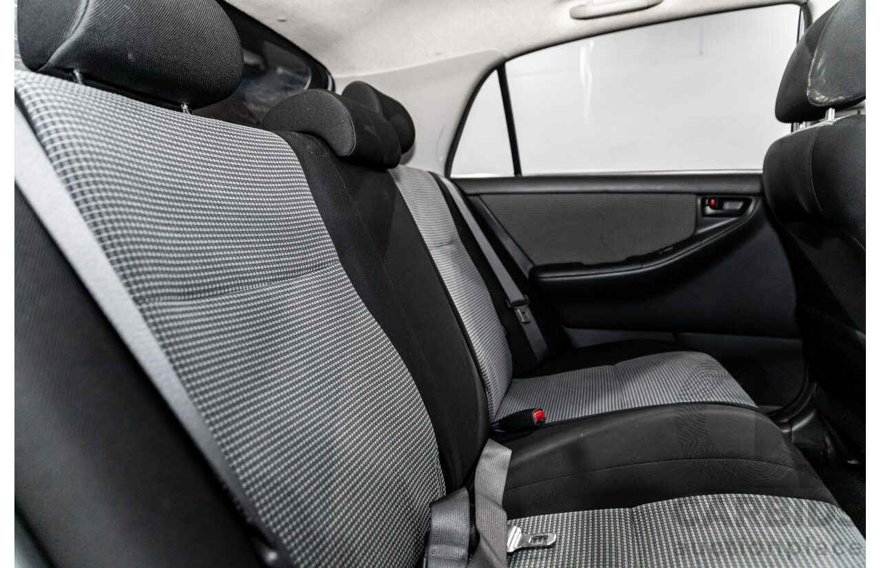 4/2006 Toyota Corolla Conquest Seca ZZE122R MY06 5d Hatchback Noosa Blue Metallic 1.8L