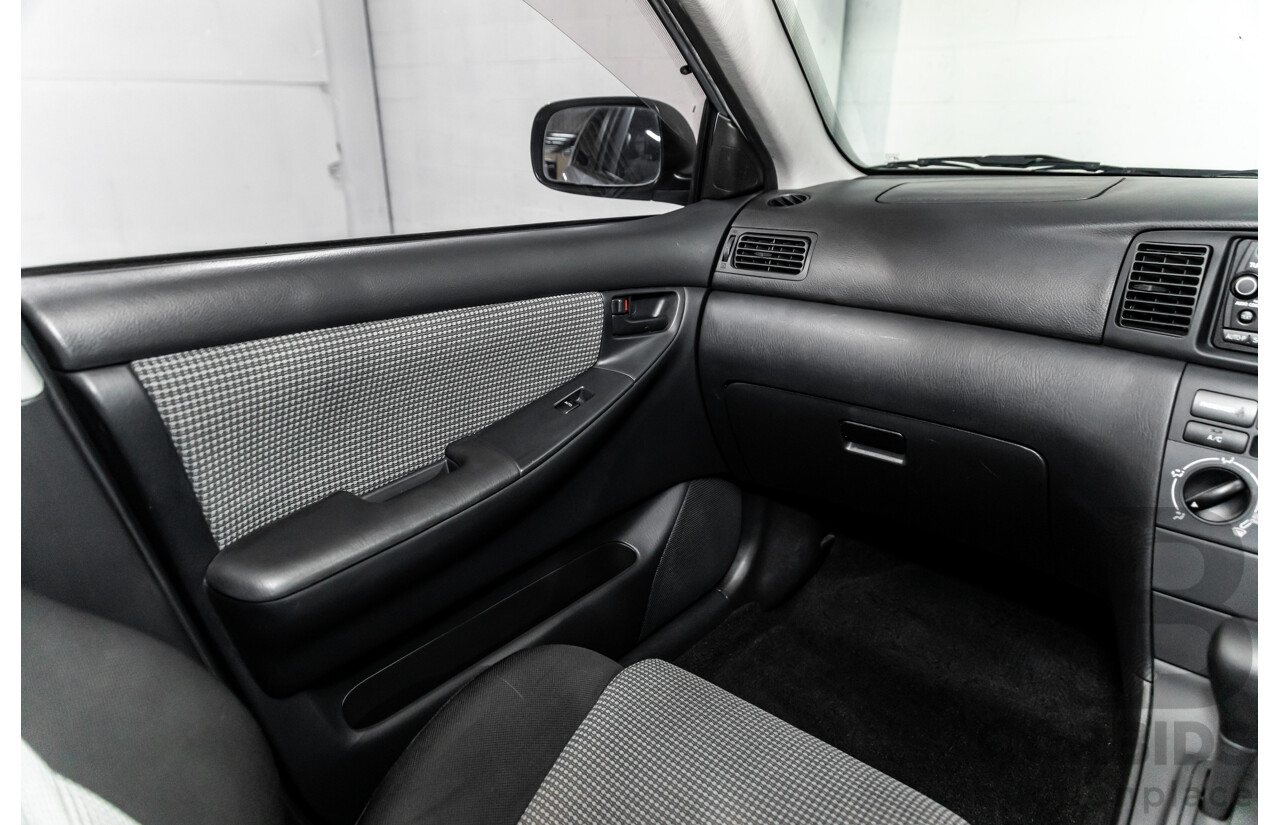 4/2006 Toyota Corolla Conquest Seca ZZE122R MY06 5d Hatchback Noosa Blue Metallic 1.8L