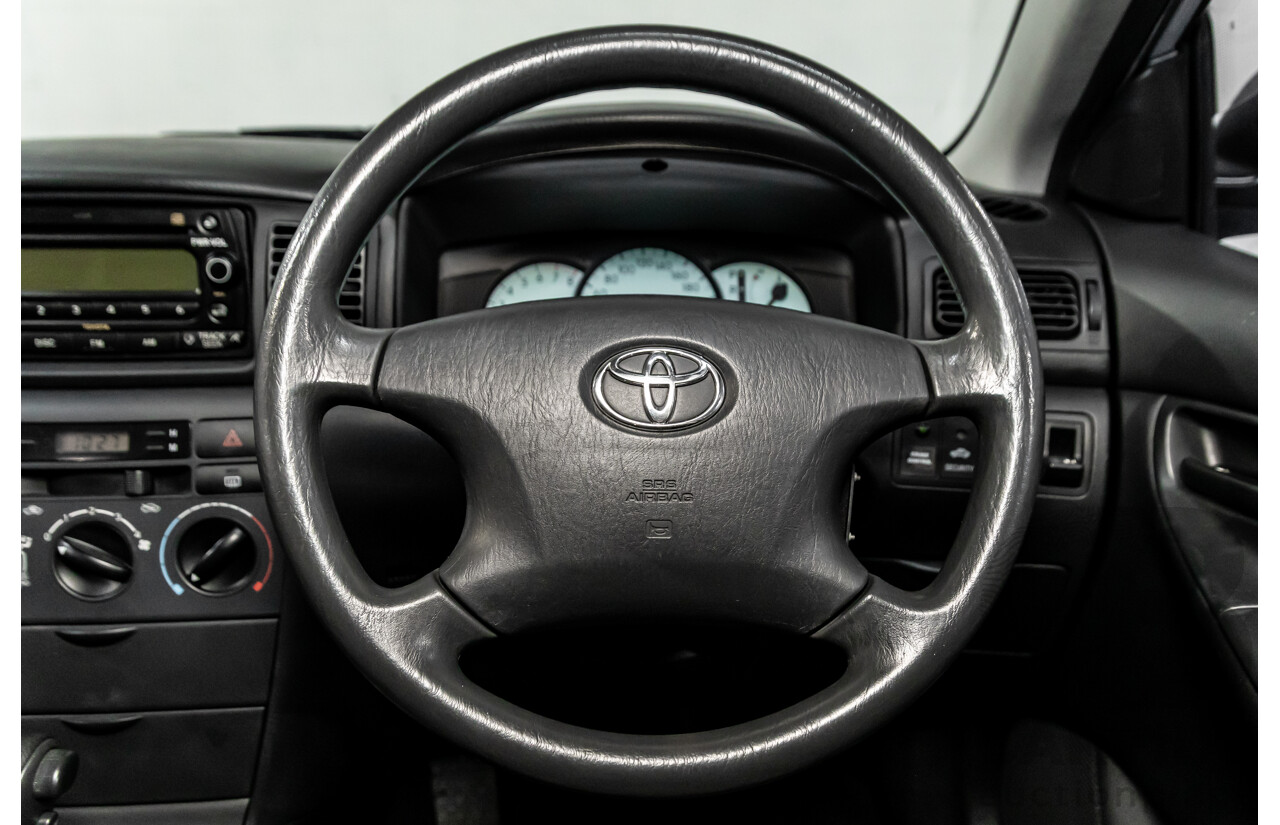 4/2006 Toyota Corolla Conquest Seca ZZE122R MY06 5d Hatchback Noosa Blue Metallic 1.8L