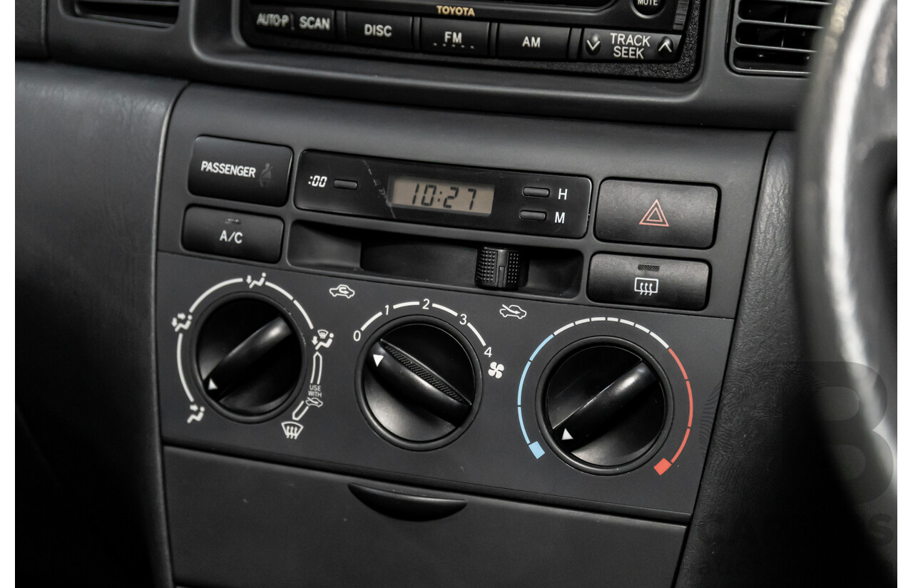 4/2006 Toyota Corolla Conquest Seca ZZE122R MY06 5d Hatchback Noosa Blue Metallic 1.8L