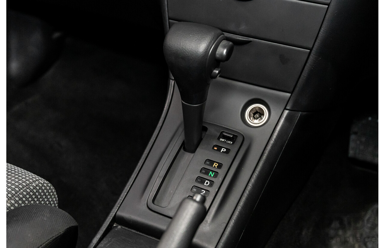 4/2006 Toyota Corolla Conquest Seca ZZE122R MY06 5d Hatchback Noosa Blue Metallic 1.8L