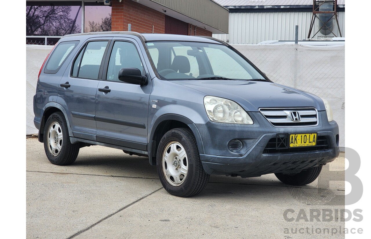 4/2006 Honda CRV (4x4) 2005 UPGRADE 4d Wagon Grey 2.4L
