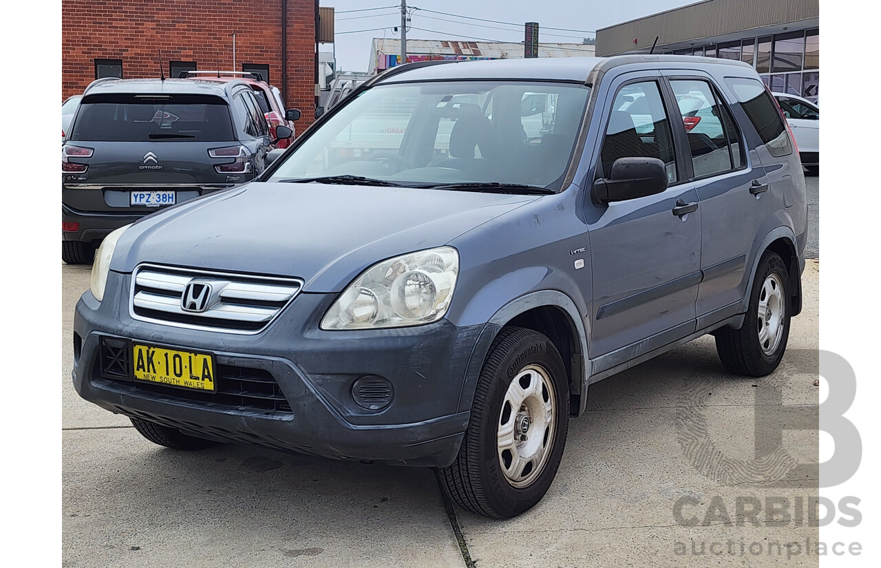4/2006 Honda CRV (4x4) 2005 UPGRADE 4d Wagon Grey 2.4L