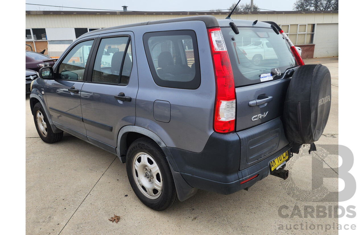 4/2006 Honda CRV (4x4) 2005 UPGRADE 4d Wagon Grey 2.4L