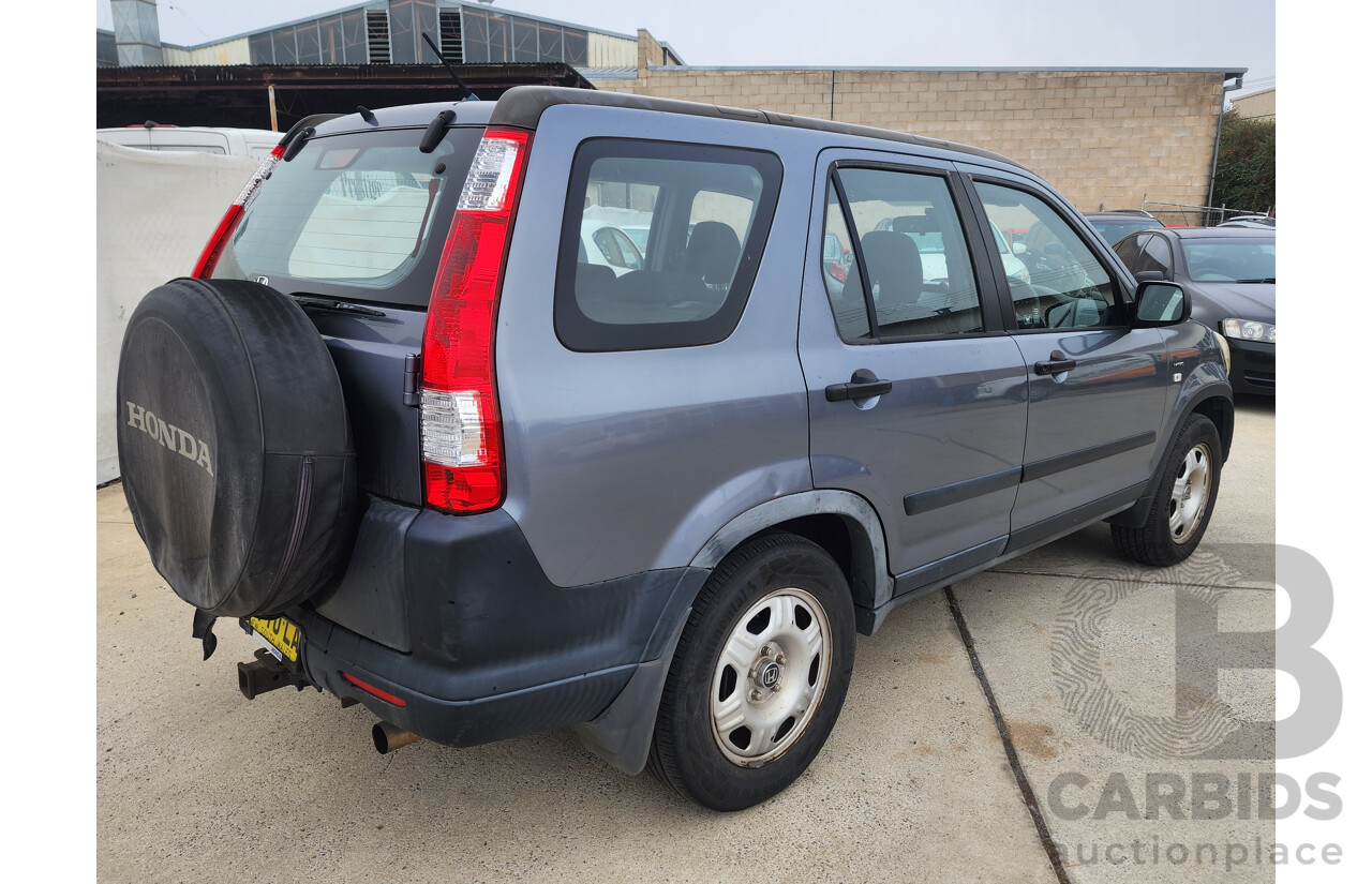 4/2006 Honda CRV (4x4) 2005 UPGRADE 4d Wagon Grey 2.4L