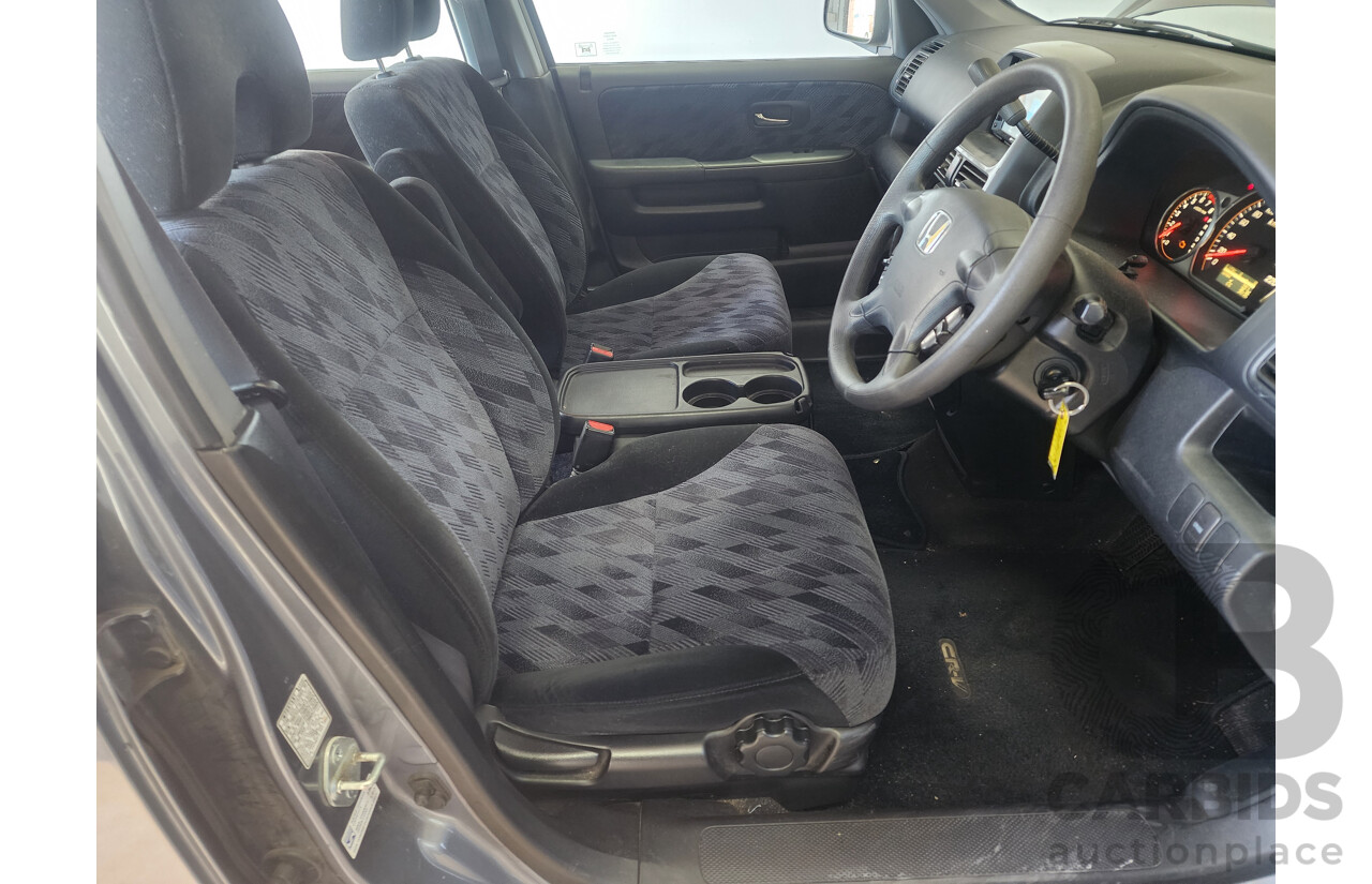 4/2006 Honda CRV (4x4) 2005 UPGRADE 4d Wagon Grey 2.4L