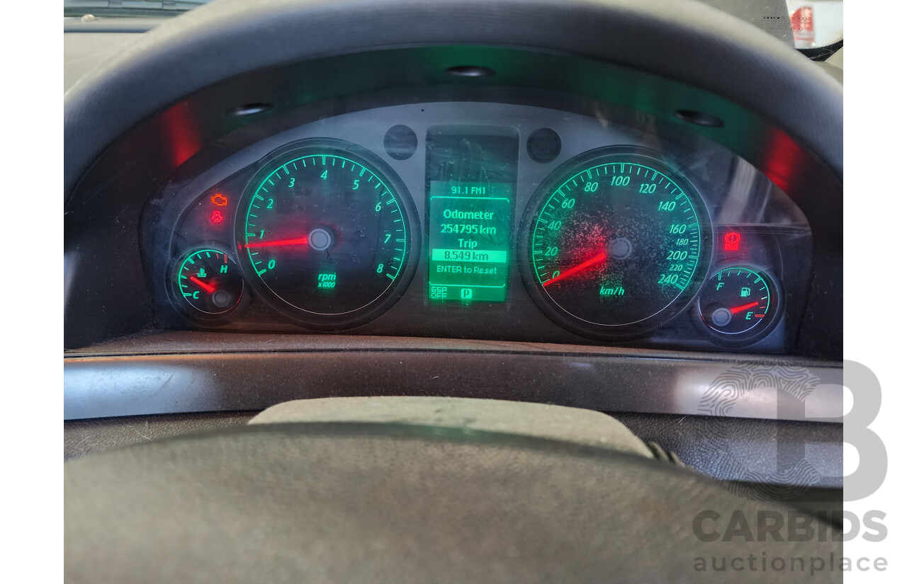 10/2007 Holden Commodore Omega VE 4d Sedan Black 3.6L