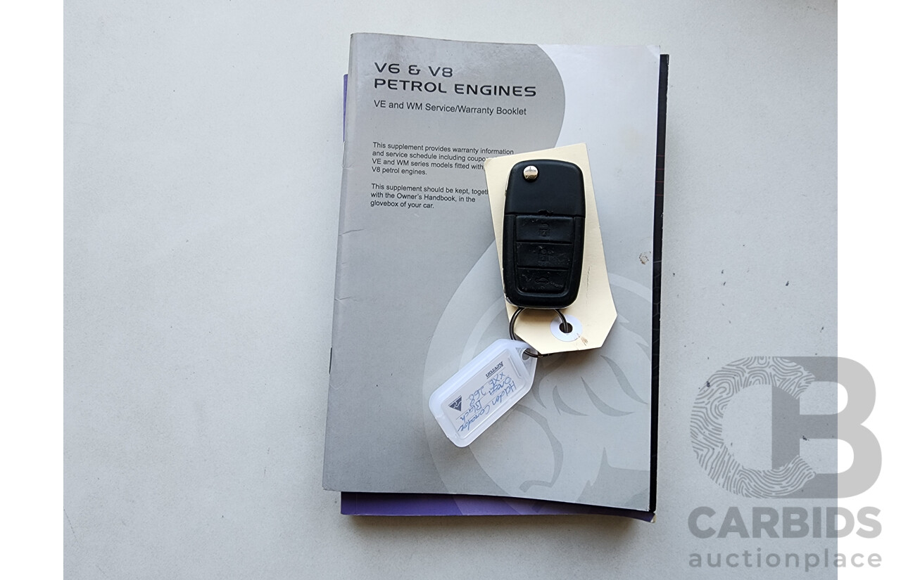 10/2007 Holden Commodore Omega VE 4d Sedan Black 3.6L